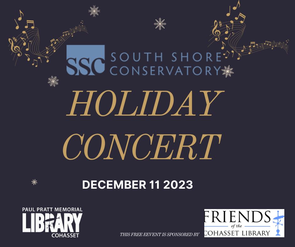 Holiday Music with the South Shore Conservatory Paul Pratt Memorial